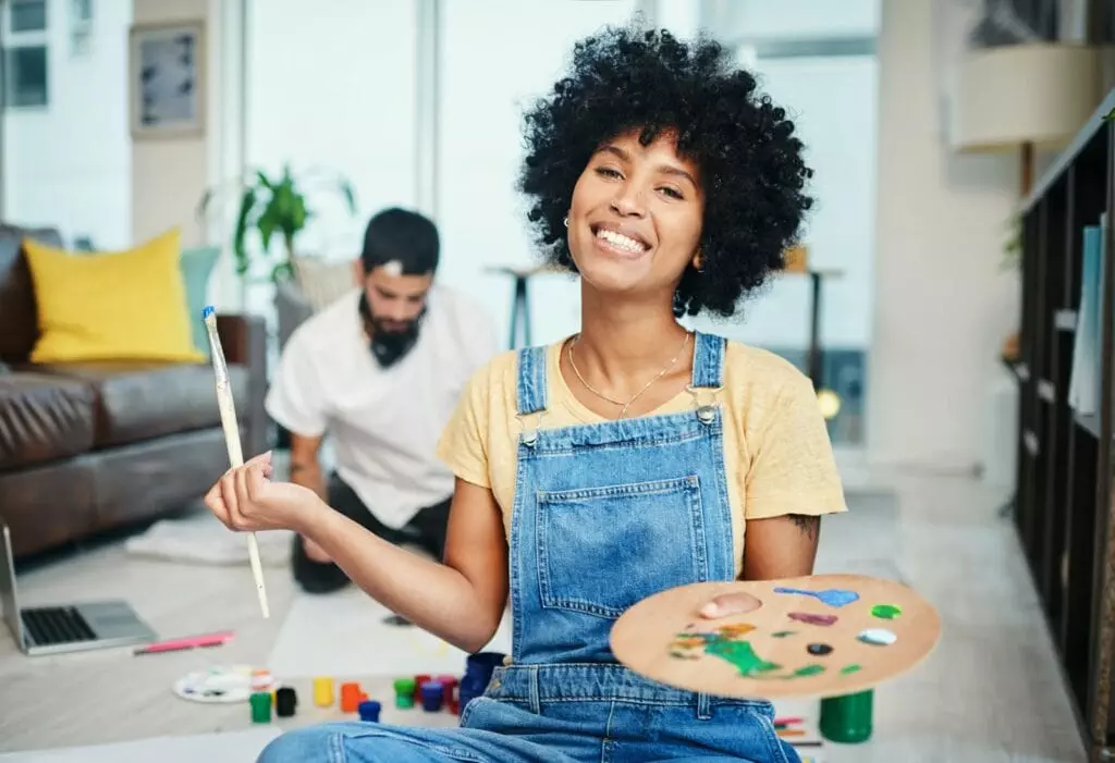 Danny and Lucy Painting