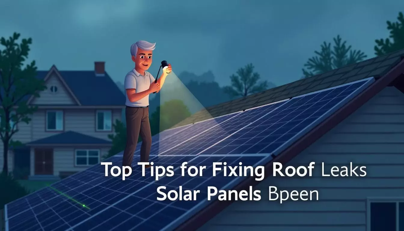 Introduction to Fixing Roof Leaks Under Solar Panels 296239488