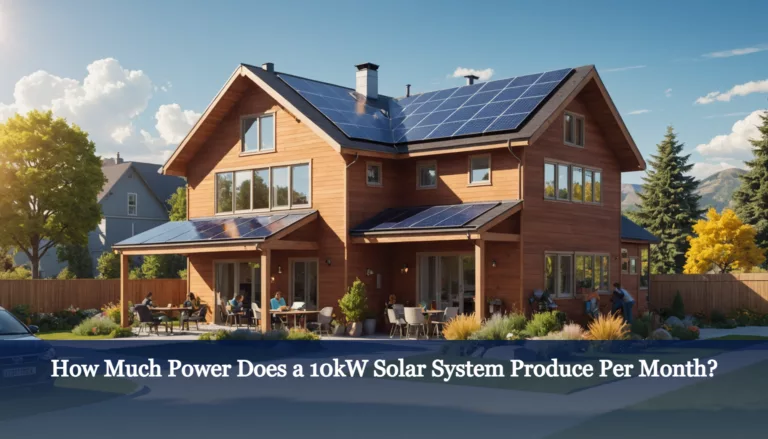 How Much Power Does a 10kW Solar System Produce Per Month