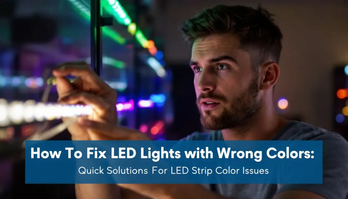 how to fix led lights when the colors are wrong 341932604