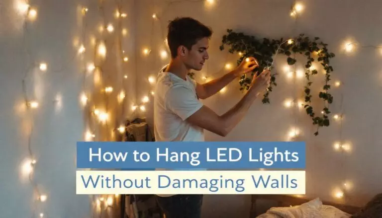 How to Hang LED Lights Without Damaging Walls: Easy Installation Guide