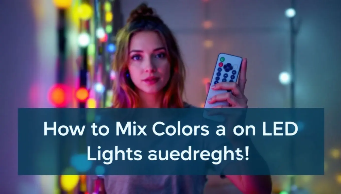 how to mix colors on led lights remote 341926434