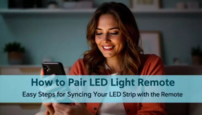 How to Pair LED Light Remote: Easy Steps for Syncing Your LED Strip with the Remote