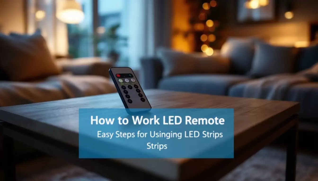 how to work led light remote 341924208