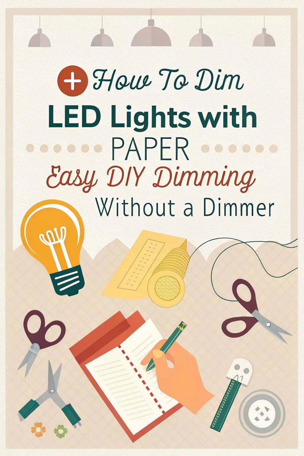 how to dim led lights with paper easy diy dimming without a dimmer 0750