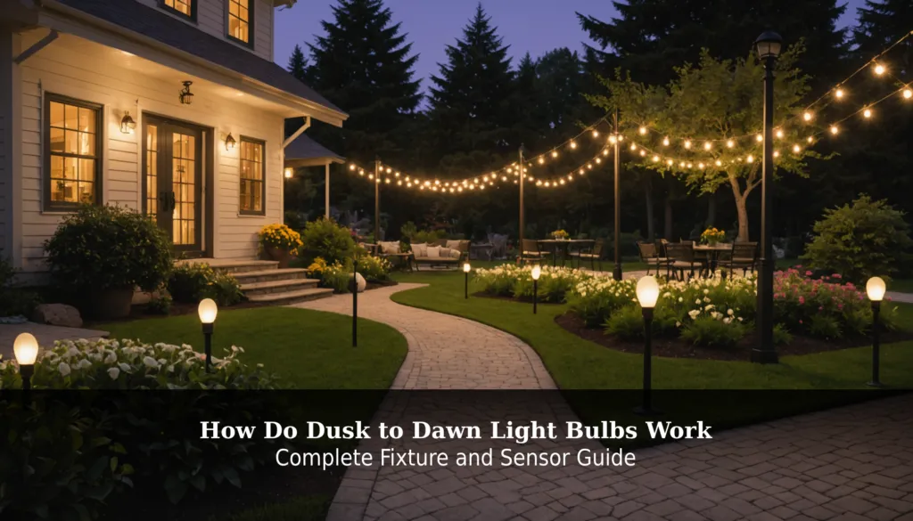 how do dusk to dawn light bulbs work how do dusk to dawn light bulbs work